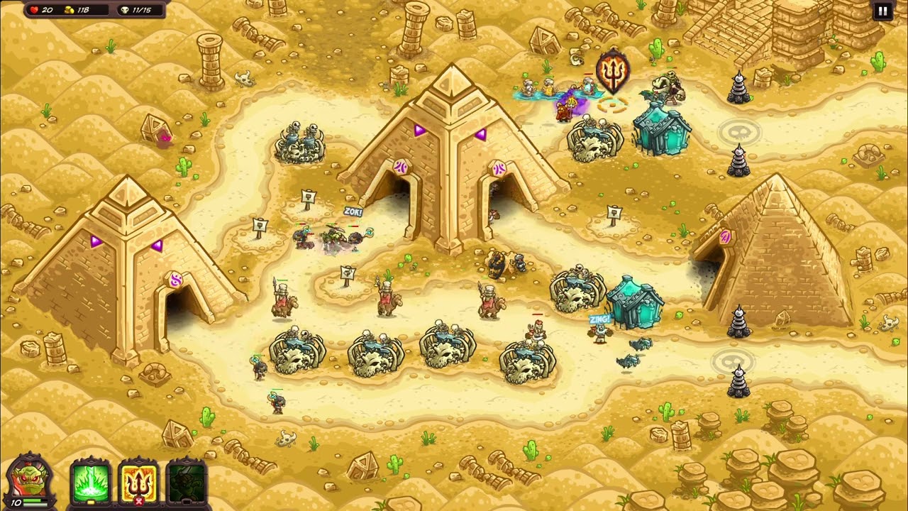 Kingdom Rush Vengeance Impossible Hero Challenge - 34. The Lost Empire Campaign - Veruk