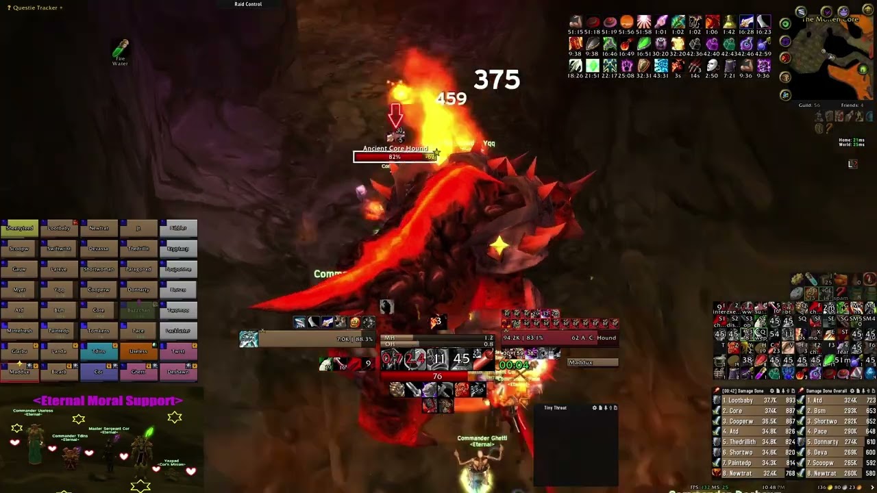 Molten Core Speed Run 17:22 | Classic Fresh | Fury Warrior PoV