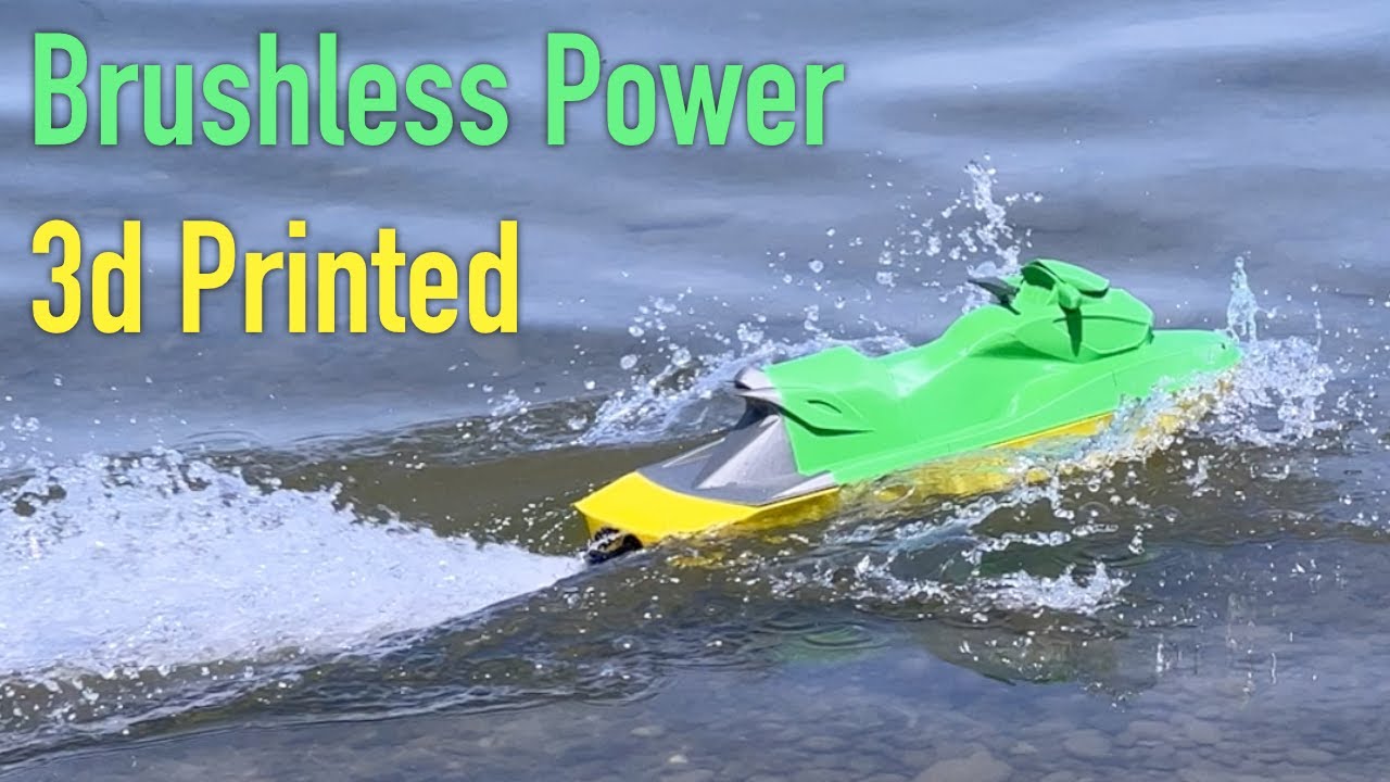 3D Printed RC JetSki - Version 1