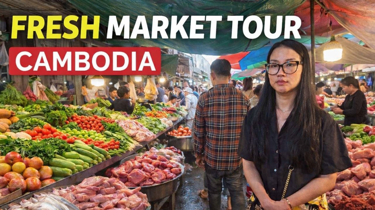 Amazing Food Tour Fresh, fish, Meat, vegetable fruit, Beeb & Street food | walking Tour