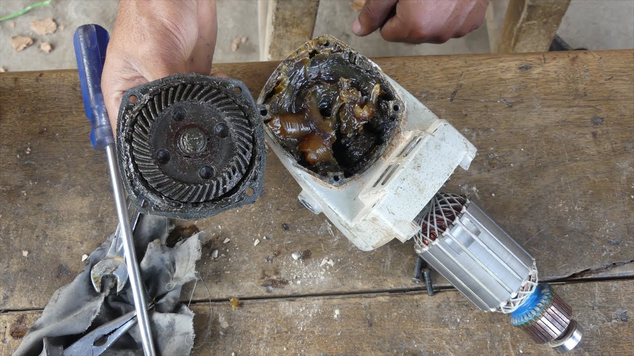How to Change The Spiral Bevel Gear of Angle Grinder