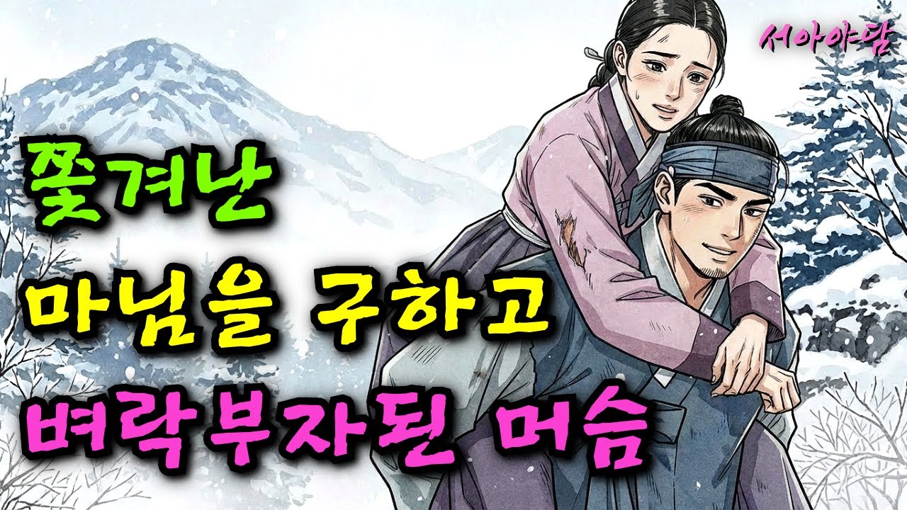 쫓겨난 마님을 구하고 벼락부자가 된 머슴 이야기 ㅣ야담ㅣ민담ㅣ전설ㅣ설화ㅣ옛날이야기ㅣ오디오북