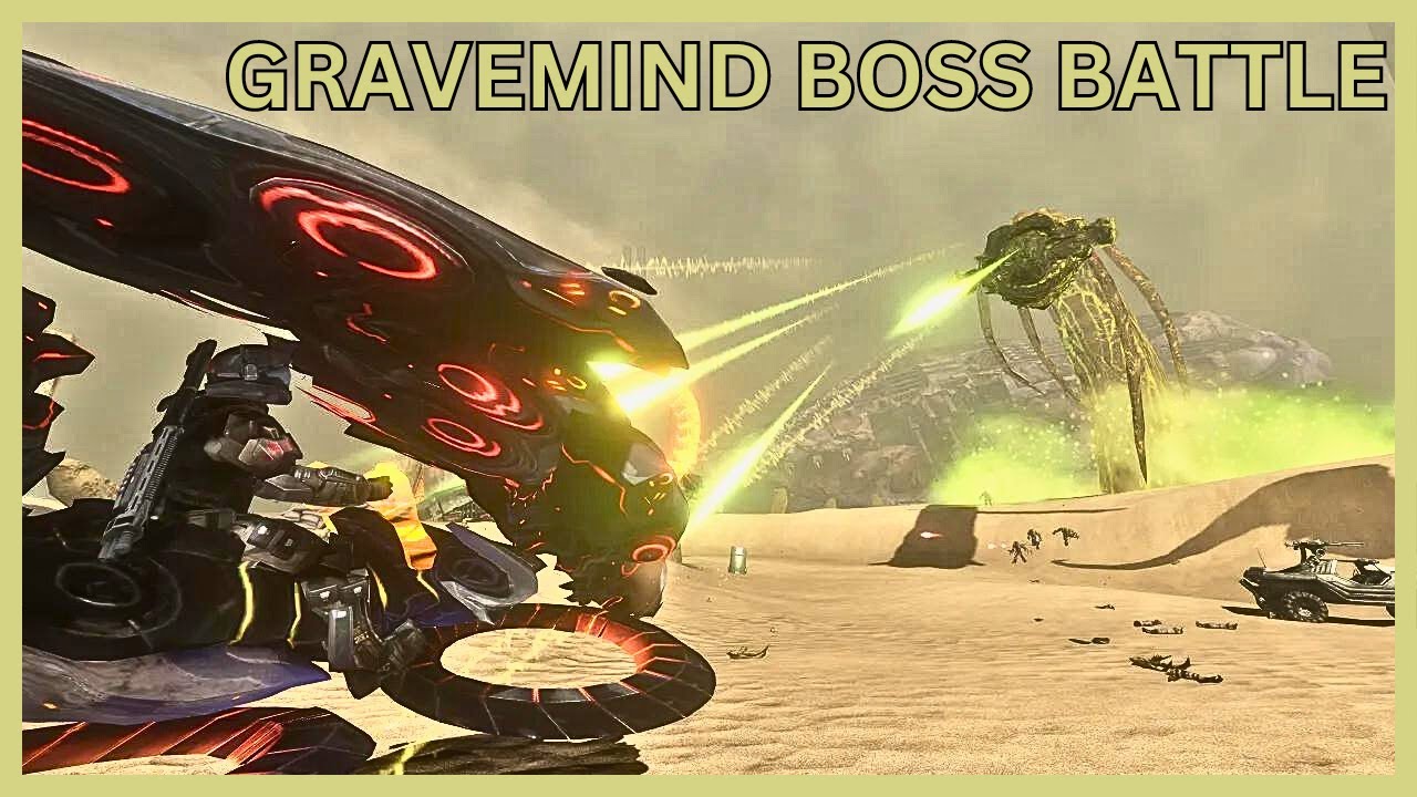 Halo 3 Gravemind Boss Battle