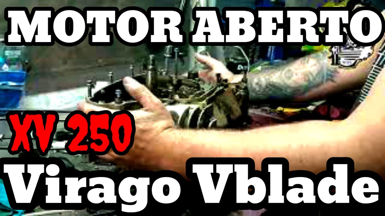 Desmontando motor da vblade / virago xv250