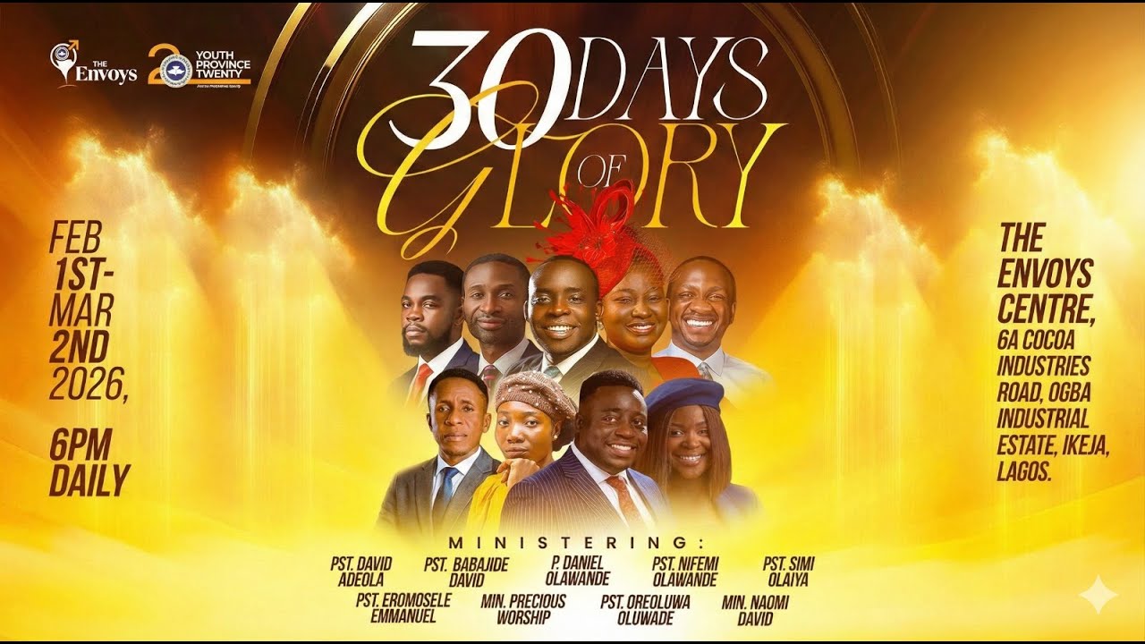 Day 23  || 30 Days Of Glory || RccgTheEnvoys   #rccg