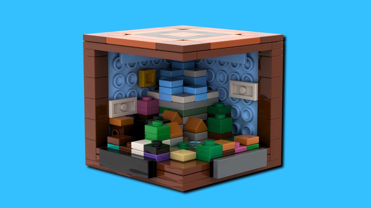 LEGO Minecraft Crafting Table MOC (Set 21265) - Day 25 - Advent Calendar 2024
