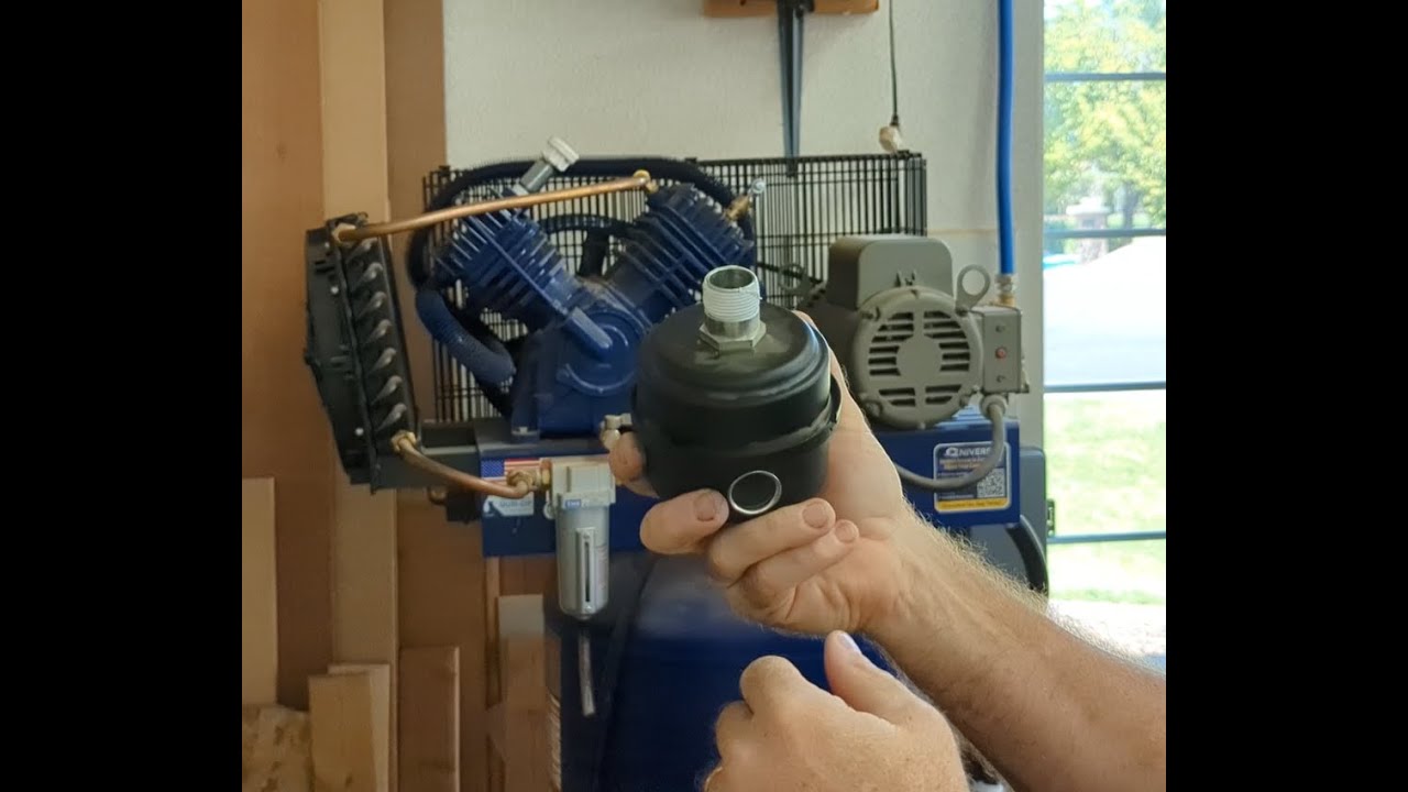 Home Built Air Compressor Intake Silencer
