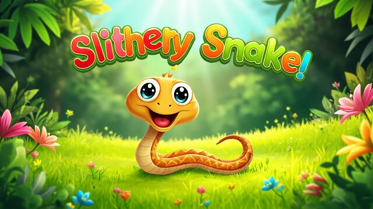 Slithery Snake 🐍 | Fun Jungle Animal Song for Kids | Tinker Tails