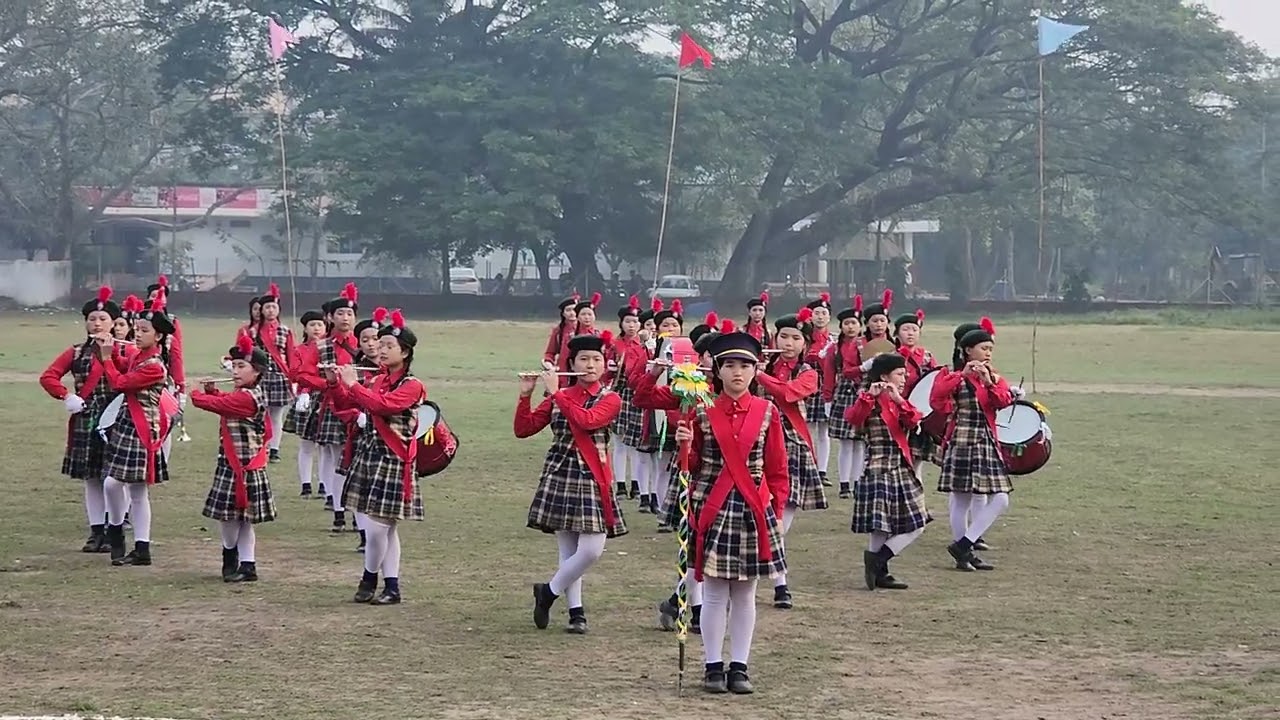 VKV Balijan Doing Band display on Zonal level Brass band competition 2024