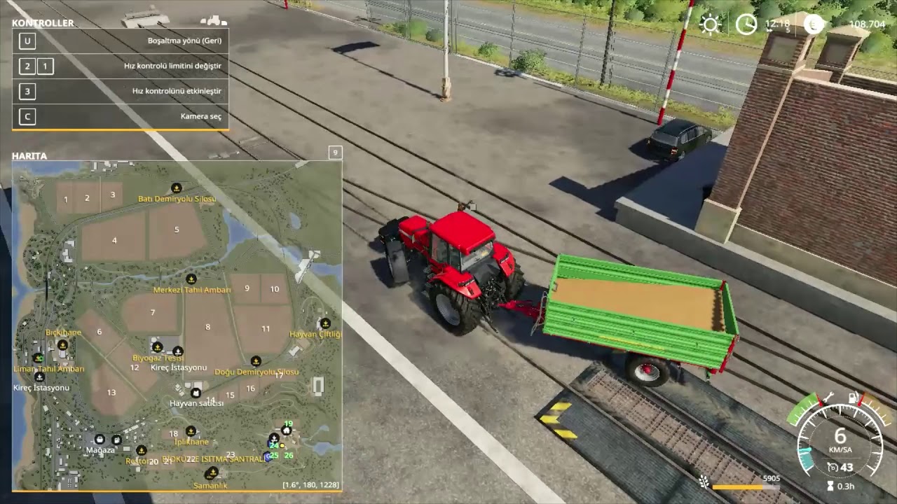 Farming Simulator 19 Buğday Ekimi Buğday Hasadı Buğday Satışı Nasıl Yapılır Çiftçilik Oyunları Farm