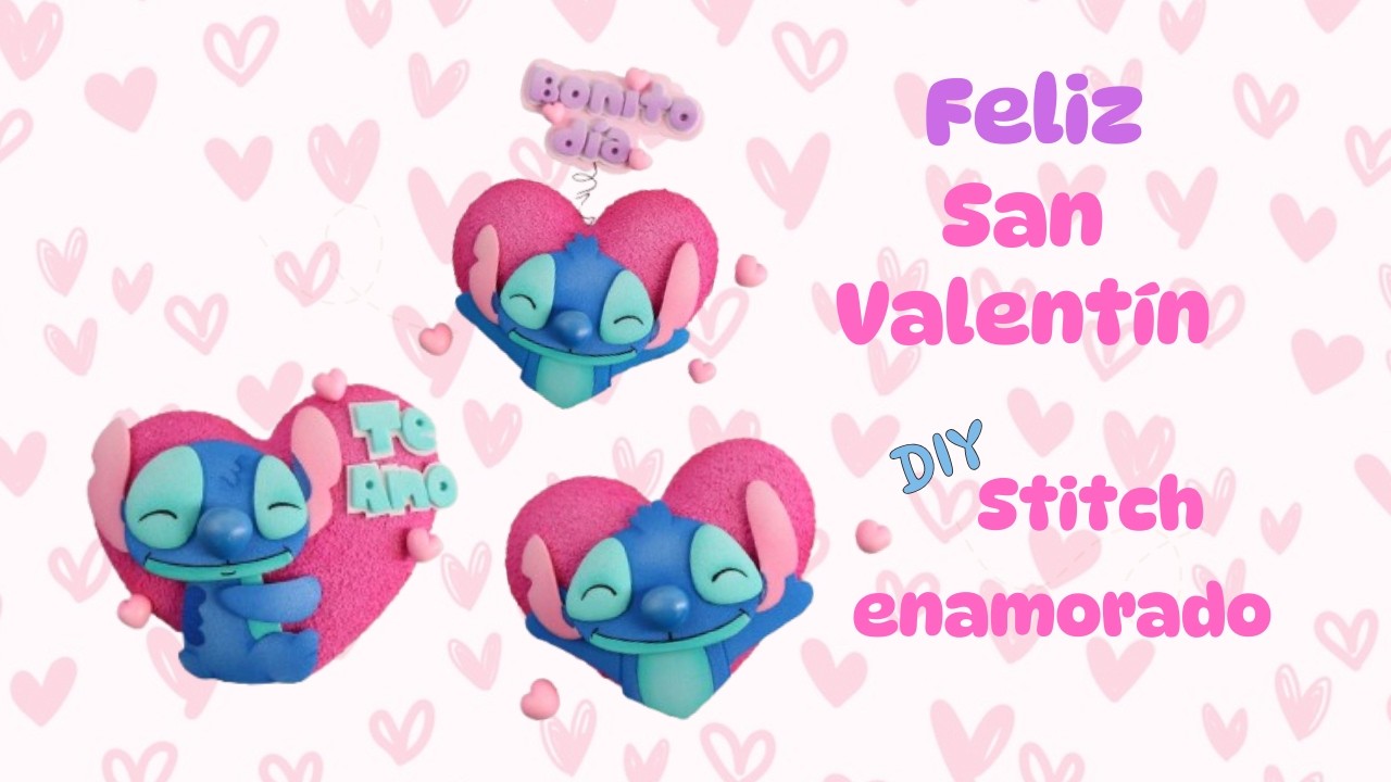 Stitch enamorado. Feliz San Valentín 🌹🍫❤
