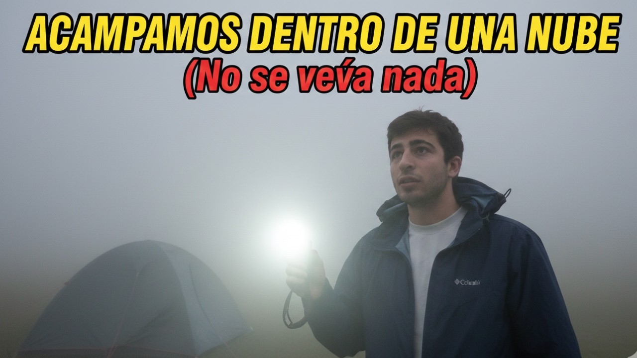 No sabíamos el RIESGO: Acampamos sin ver NADA