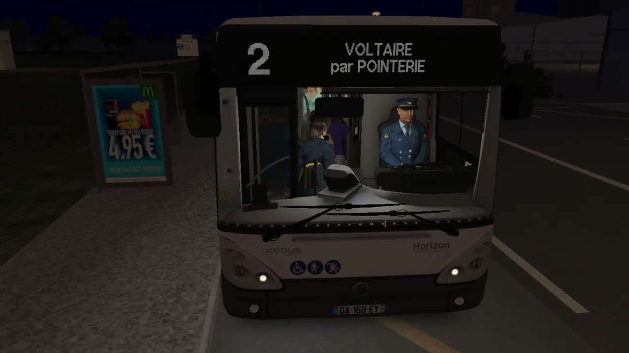 Service de Soir en Citelis 12 E5 | Horizon 16 - OMSI 2