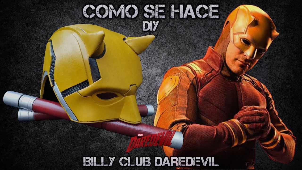 Como Se Hace: Billy Club Daredevil - She Hulk - Marvel - PVC - Goma Eva - DIY