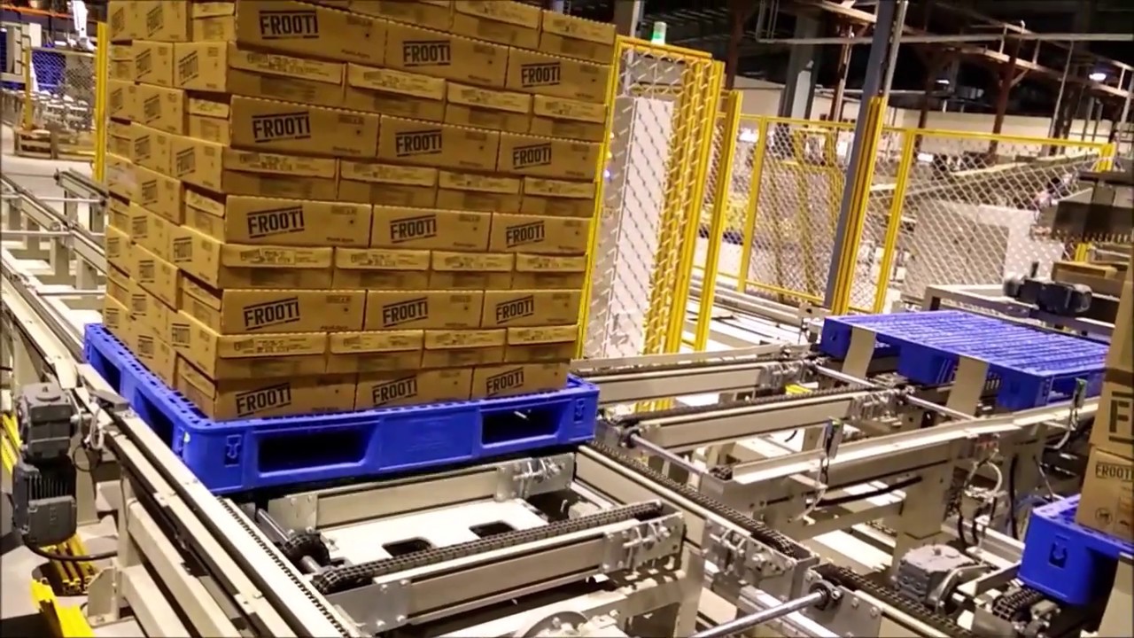 Case Palletizing System for Juice Box Carton