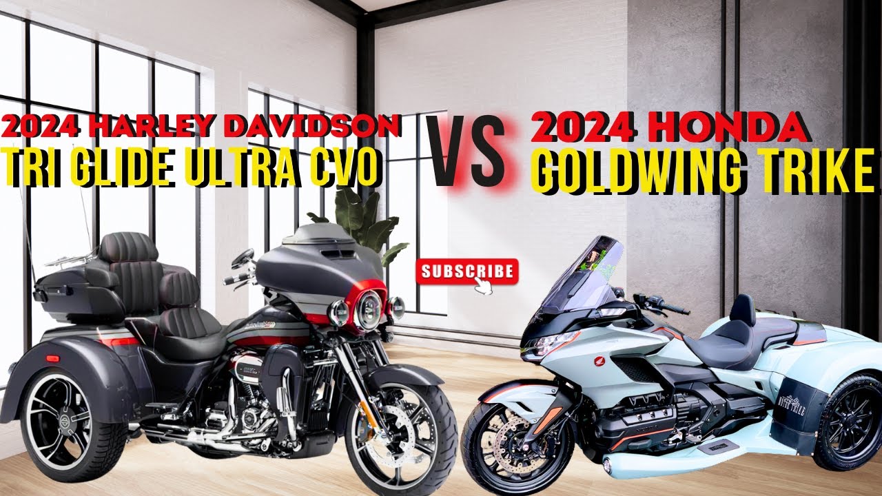 2024 Honda Goldwing Trike VS 2024 Harley Davidson Tri Glide Ultra CVO
