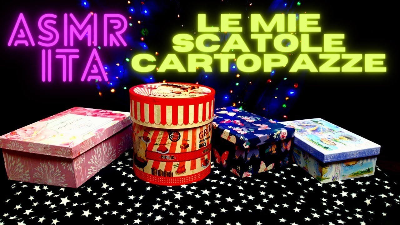 Asmr Ita // Le mie scatole cartopazze pt2 💌🖍️✏️📚