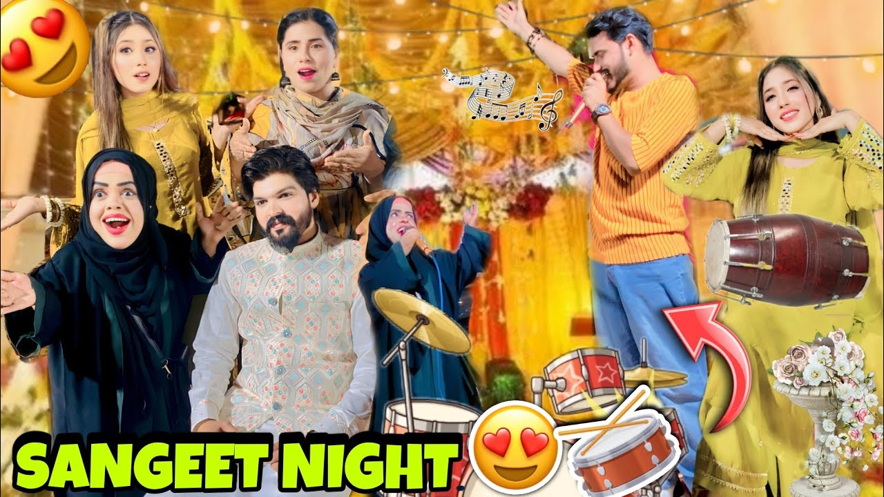 Sanober Choti Ne Dia Sabko Surprise!😍🎶 | Bhai Ka Mayoun💚🥁💛 & Sangeet Night 🪘💃 Ft. RJ Babar👩🏻‍🎤🎻