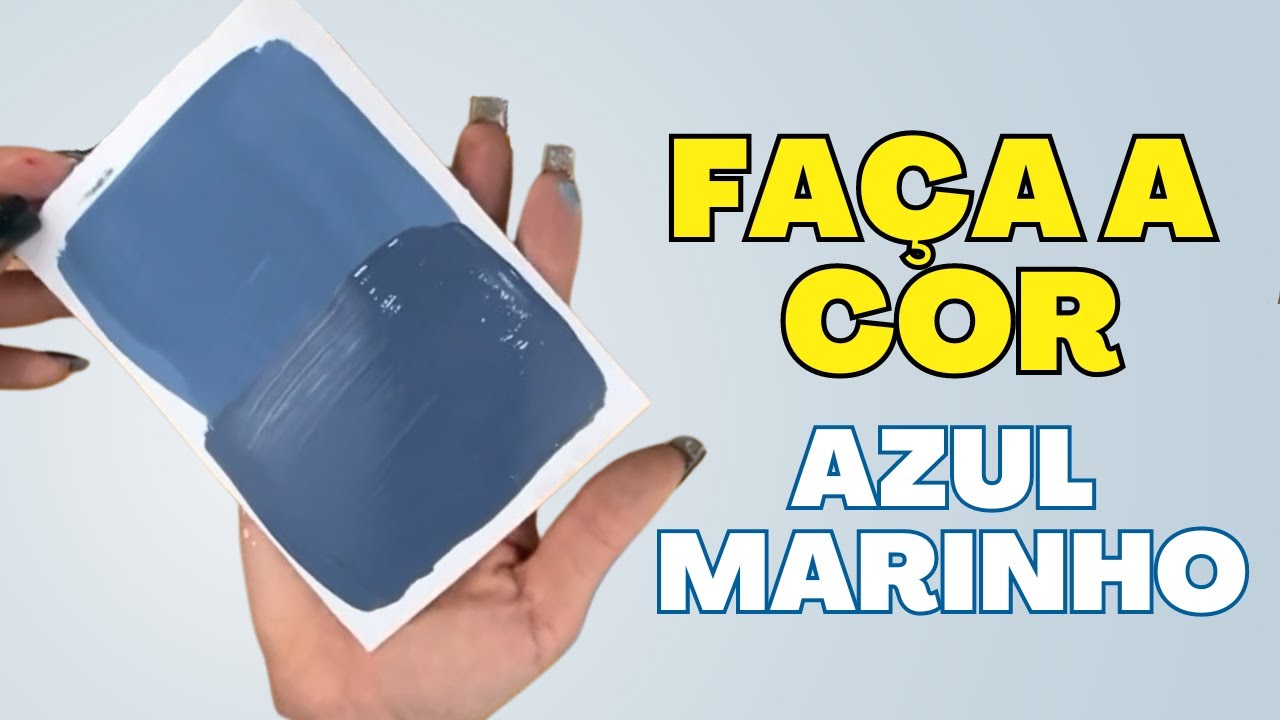 Como fazer a cor Azul Marinho