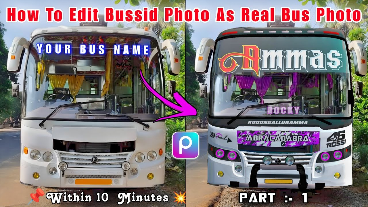 How To Edit Bussid Photo As Real Bus Photo💥 | Dey Eppudra🤪 | Part :-1 | Bussid | Pappans Game