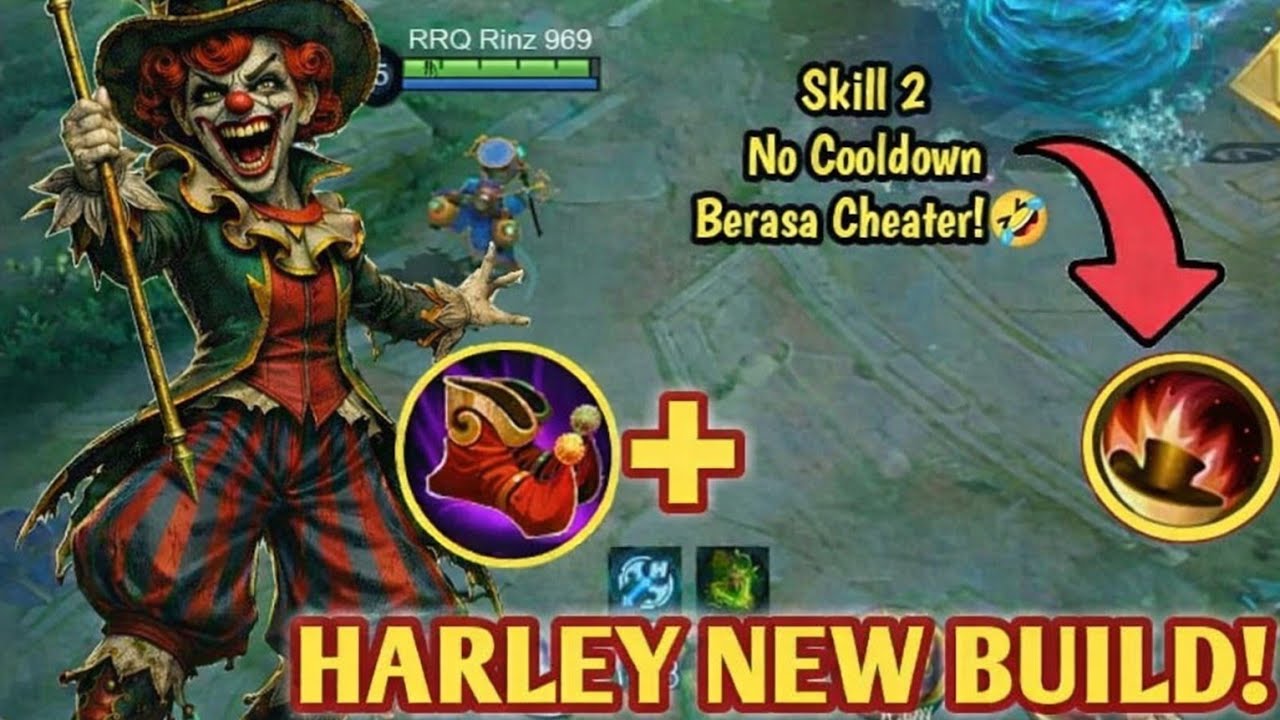 HARLEY SKILL 2 NO COOLDOWN!😱 PAKAI ITEM FULL CD! HARLEY NEW META ! BUILD HARLEY TERSAKIT 2026 - MLBB
