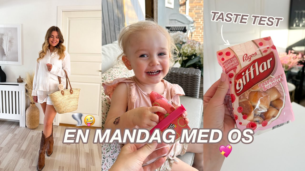 EN MANDAG I VORES LIV: handler ind til ugen + indkøbshaul, vores madplan og smager de nye Gifflar