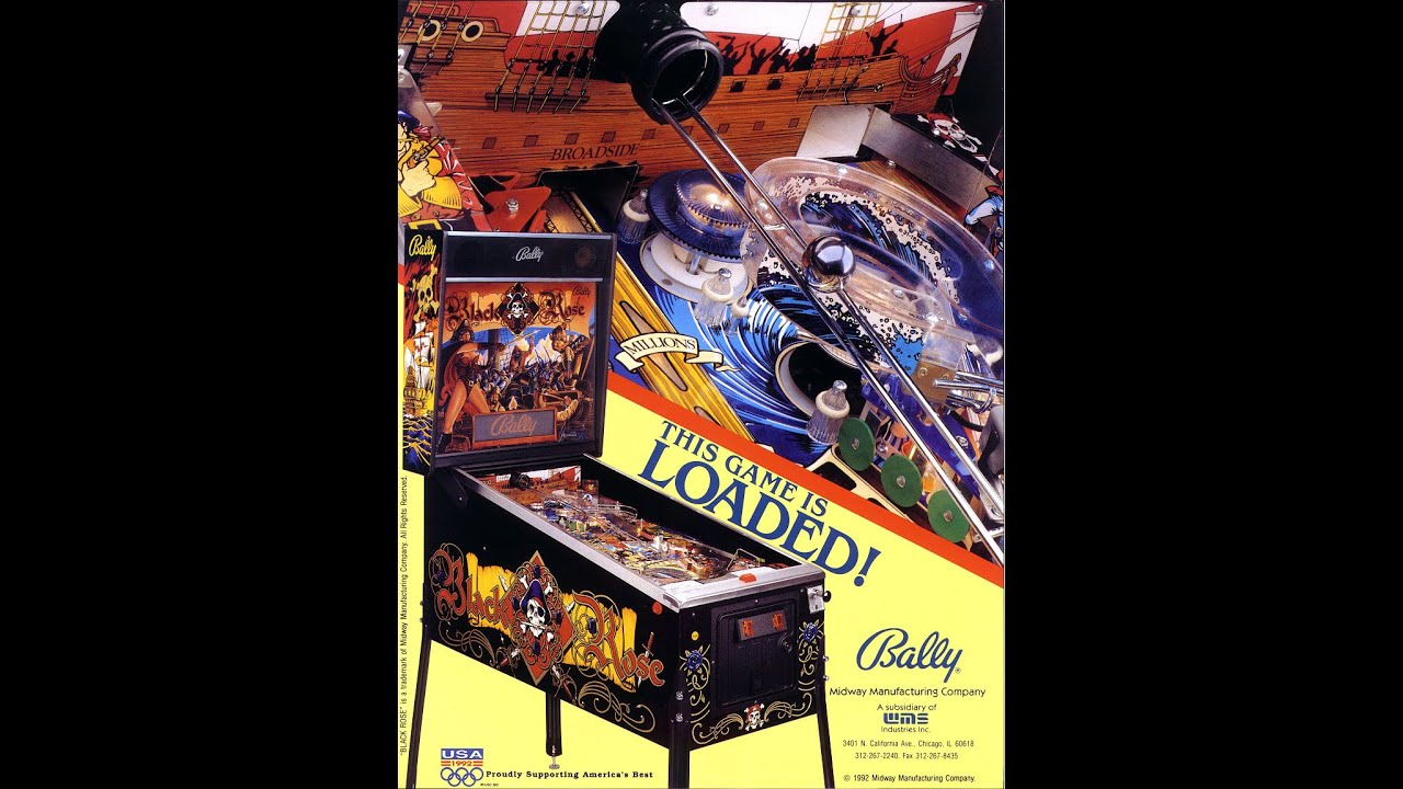 Black Rose Pinball Soundtrack (Bally/Williams, 1992)
