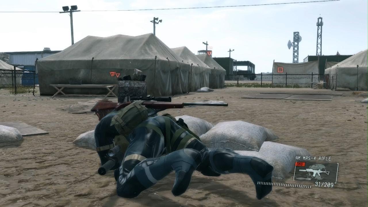 METAL GEAR SOLID V GROUND ZEROES (PS5): Side Ops Missions Gameplay.