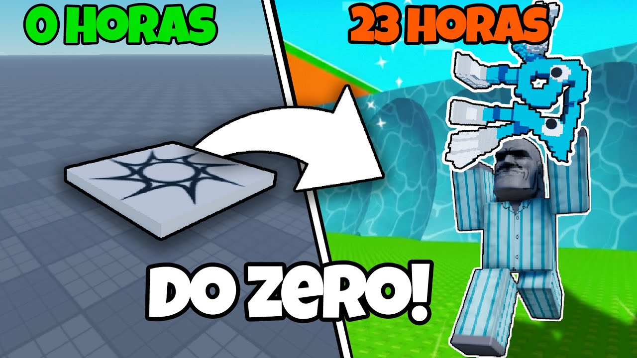 Eu recriei o jogo mais viral do roblox em 24 horas DO ZERO