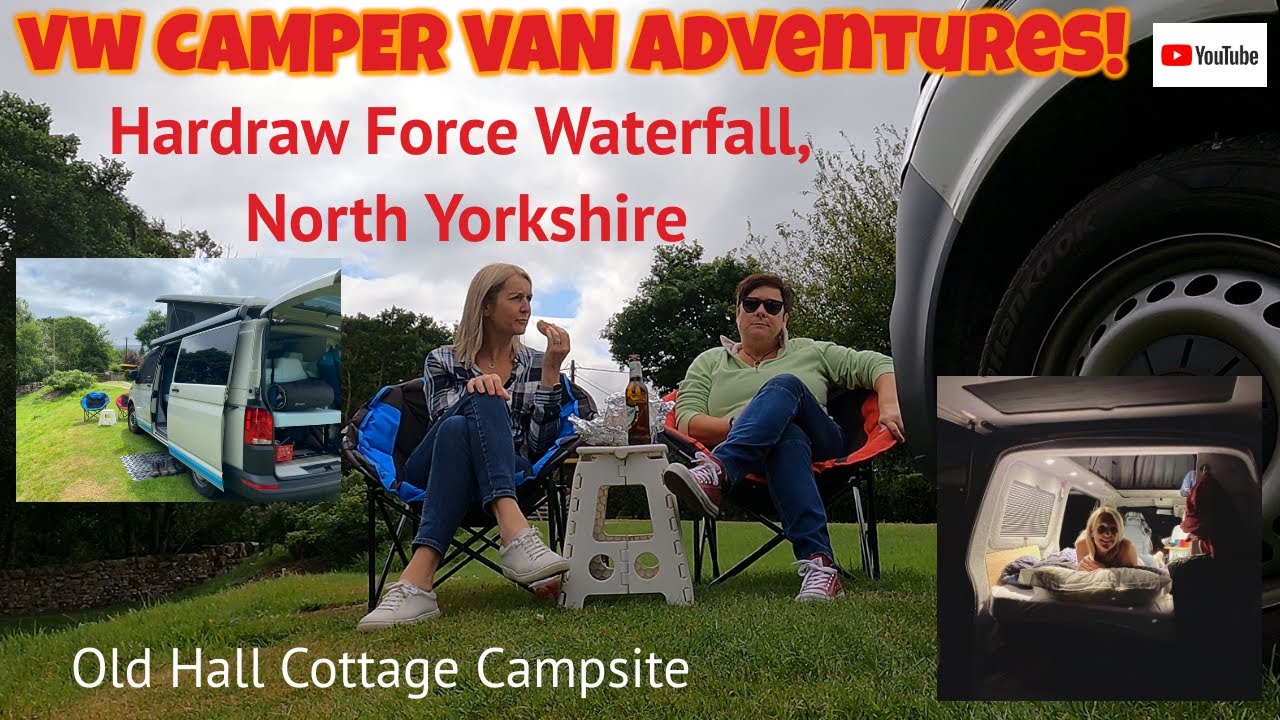 Hardraw Force Waterfall, Hawes, Yorkshire Dales in a VW camper van- A Female Vanlife Vlog