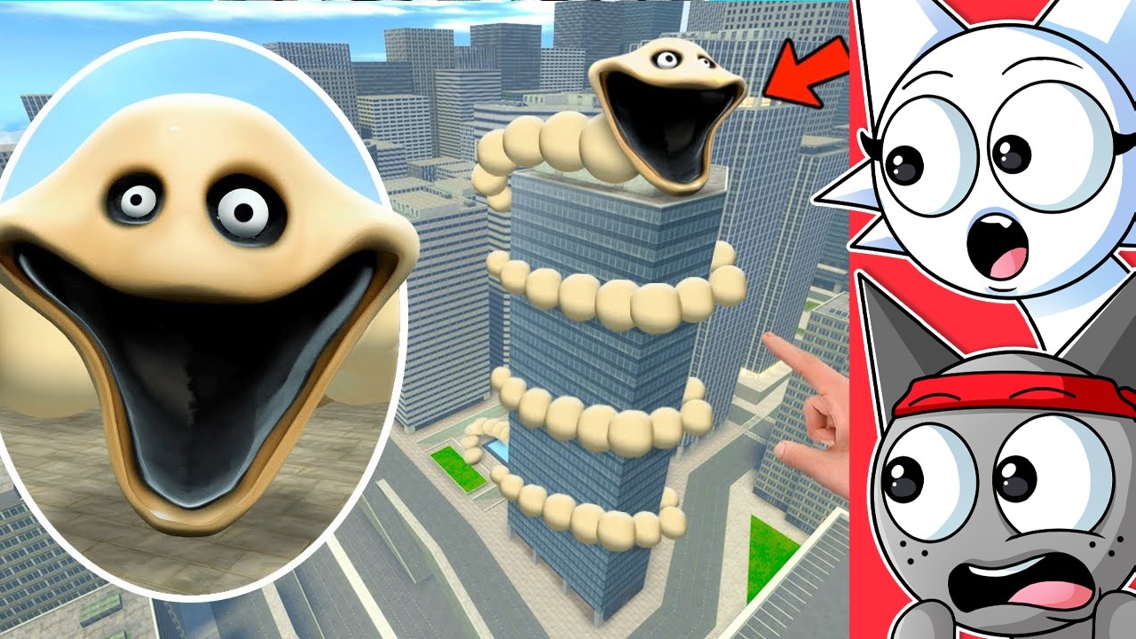 Encontré EL TEMIBLE Gusano HAMBRIENTO en Garry's Mod