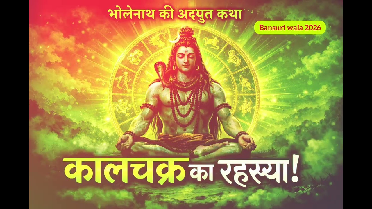 🔱कालचक्र का रहस्य !🙏#भोलेनाथ की अद्भुत कथा 🔱🌿# वीडियो अंत तकजरूर सुने ♥️
