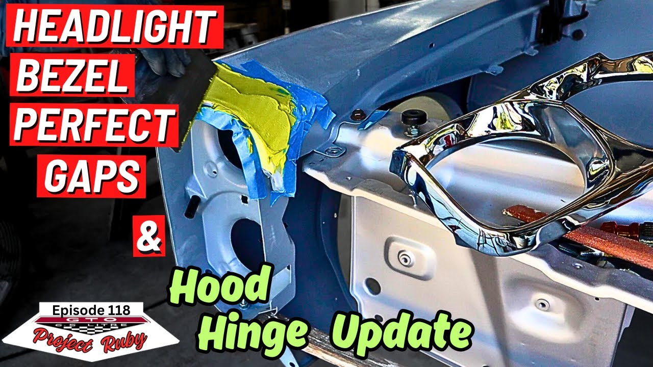 Body Filler for Perfect Headlight Bezel Gaps  - GTO Restomod - (Ep 118)