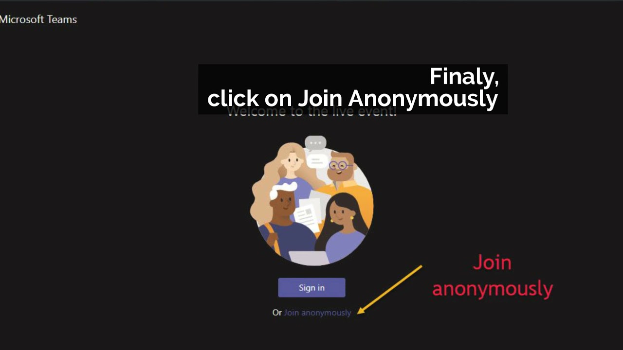How to attend a Microsoft Teams Live Event fast