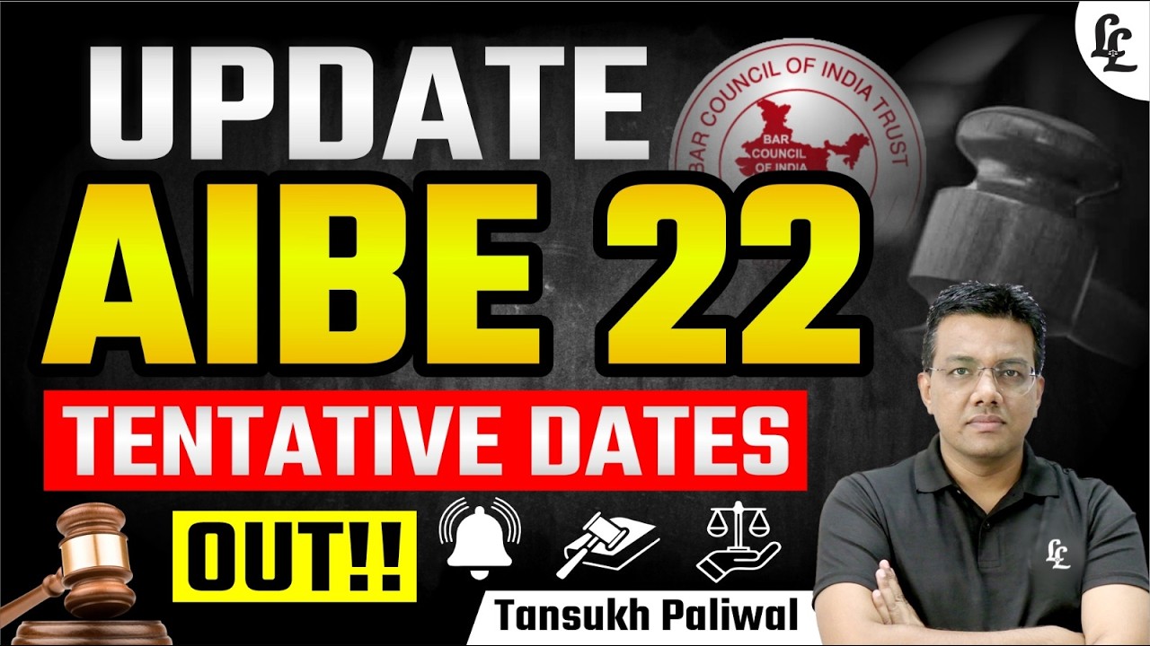 AIBE 22 Big Update 2026 | Official BCI Announcement Explained | Linking Laws