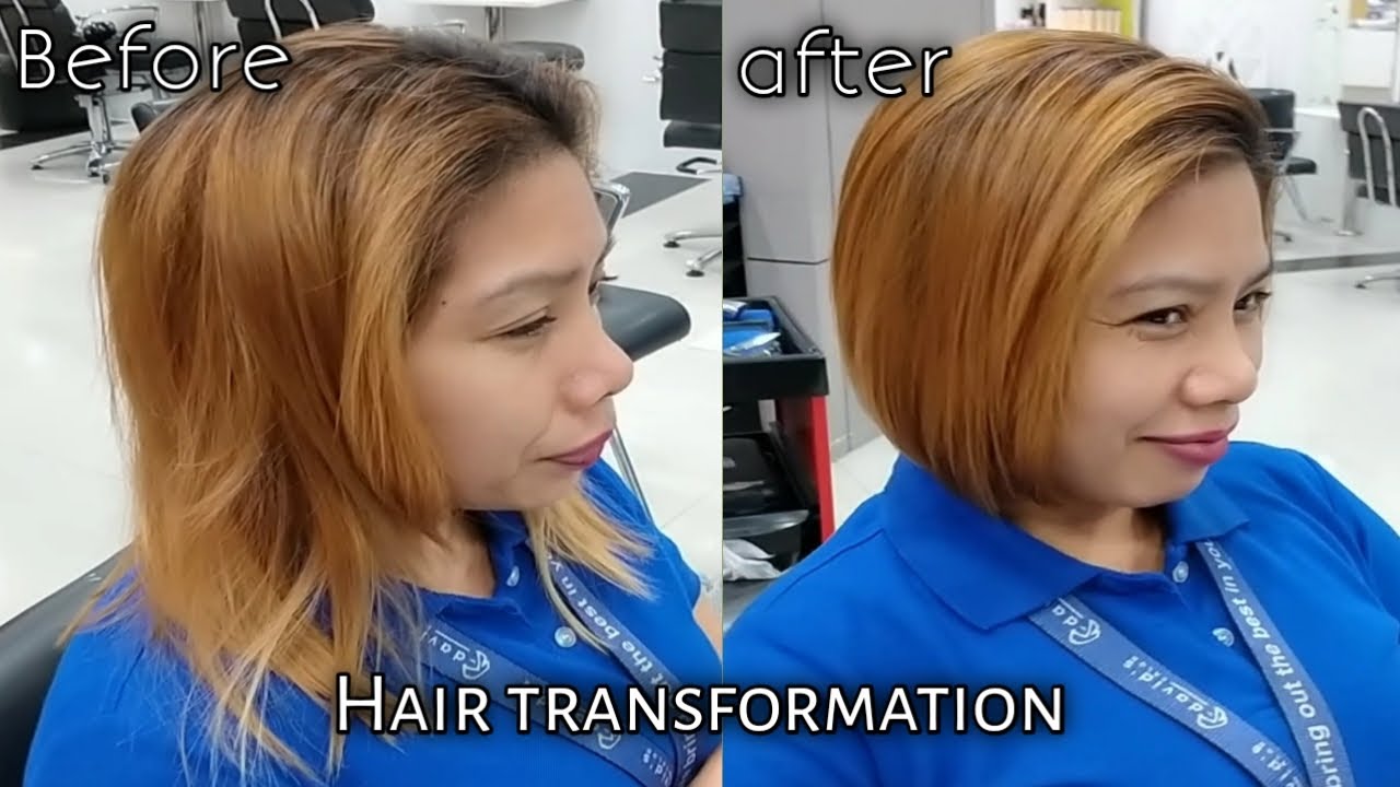 HOW TO HORIZONTAL BOB HAIRCUT + 0 DEGREES TECHNIQUE . Amazing hair transformation