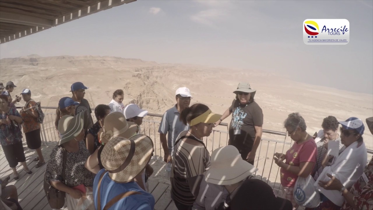 Recorriendo Masada y El Mar Muerto en Israel.
