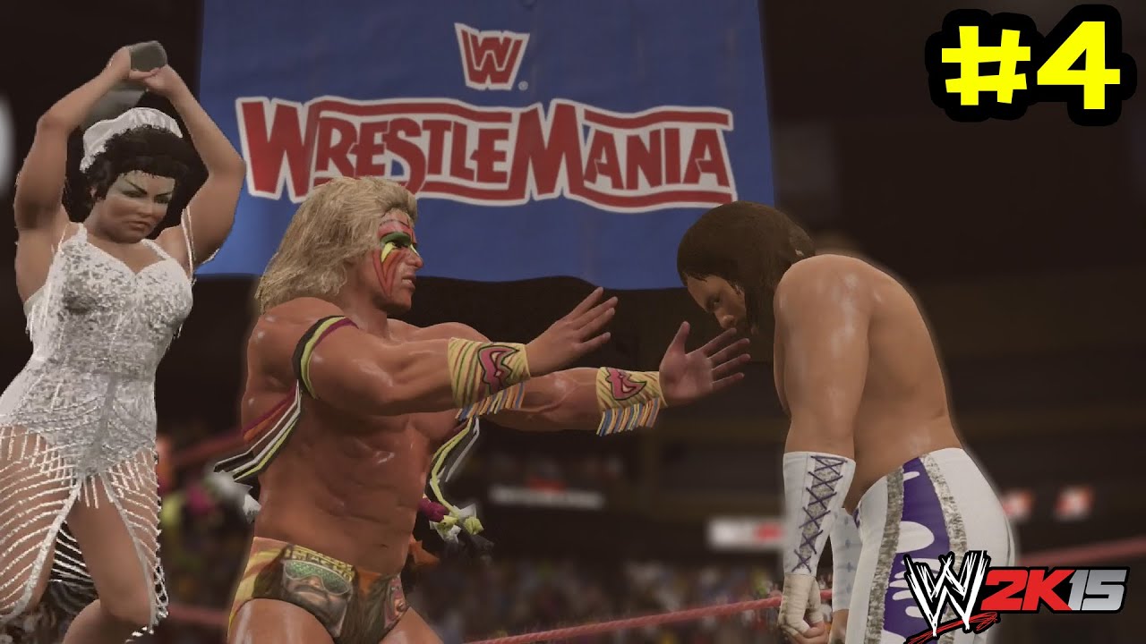 WWE 2K15 - Path of the Warrior - No hay que pegarle a las mujeres! - Macho Man vs Ultimate Warrior