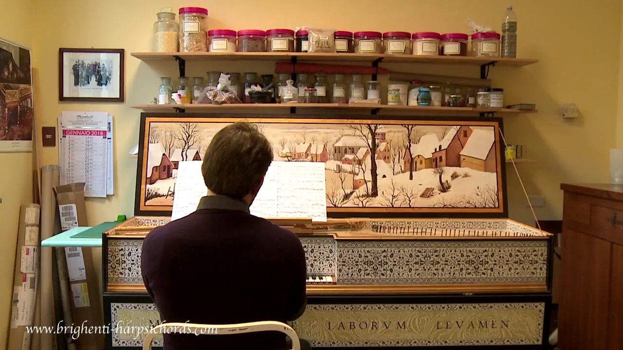 Virginal made by Marco Brighenti copy of the 1599 I. Ruckers Spinet-Virginal