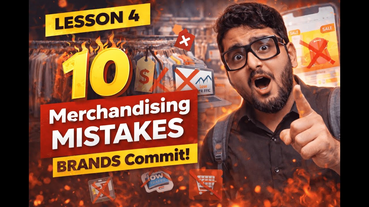Lesson 4 | Top 10 Merchandising Mistakes Killing Your Brand Sales in 2026