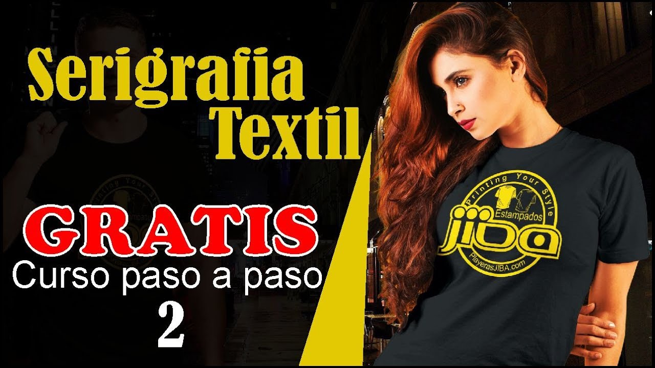 ✅ Curso gratis de serigrafia textil sobre  mesa lineal serigrafia -mesa de estampados JIBA👕
