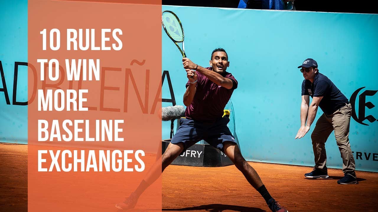 Tennis Instruction: Singles Strategy - 10 Rules to Win More Baseline Exchanges