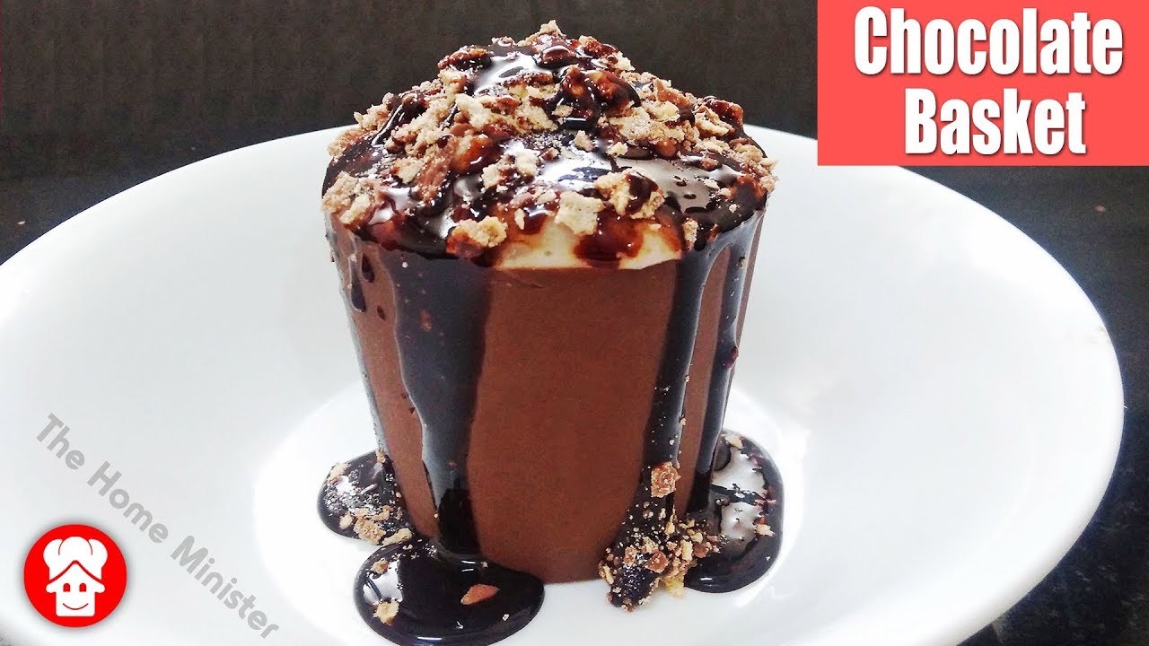 5 मिनट में बनाये मीठा लाज़वाब बच्चे बड़े सबके लिए - easy Chocolate banana basket sweet recipe hindi