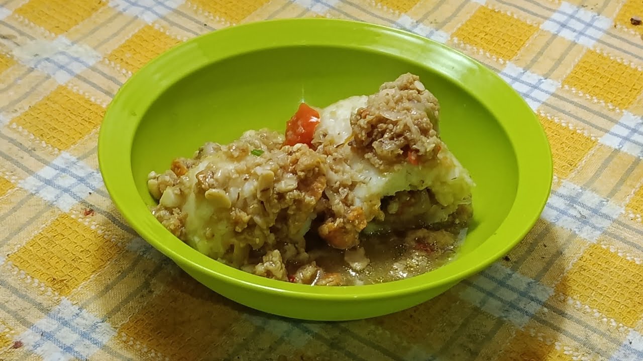 Murah meriah enak cocolan dengan oncom banjur