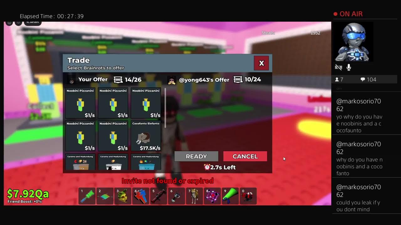 SAB TRADING LF FOR GARAMAS AND HIGH TIER BRAINROTS JOIN UP!!!