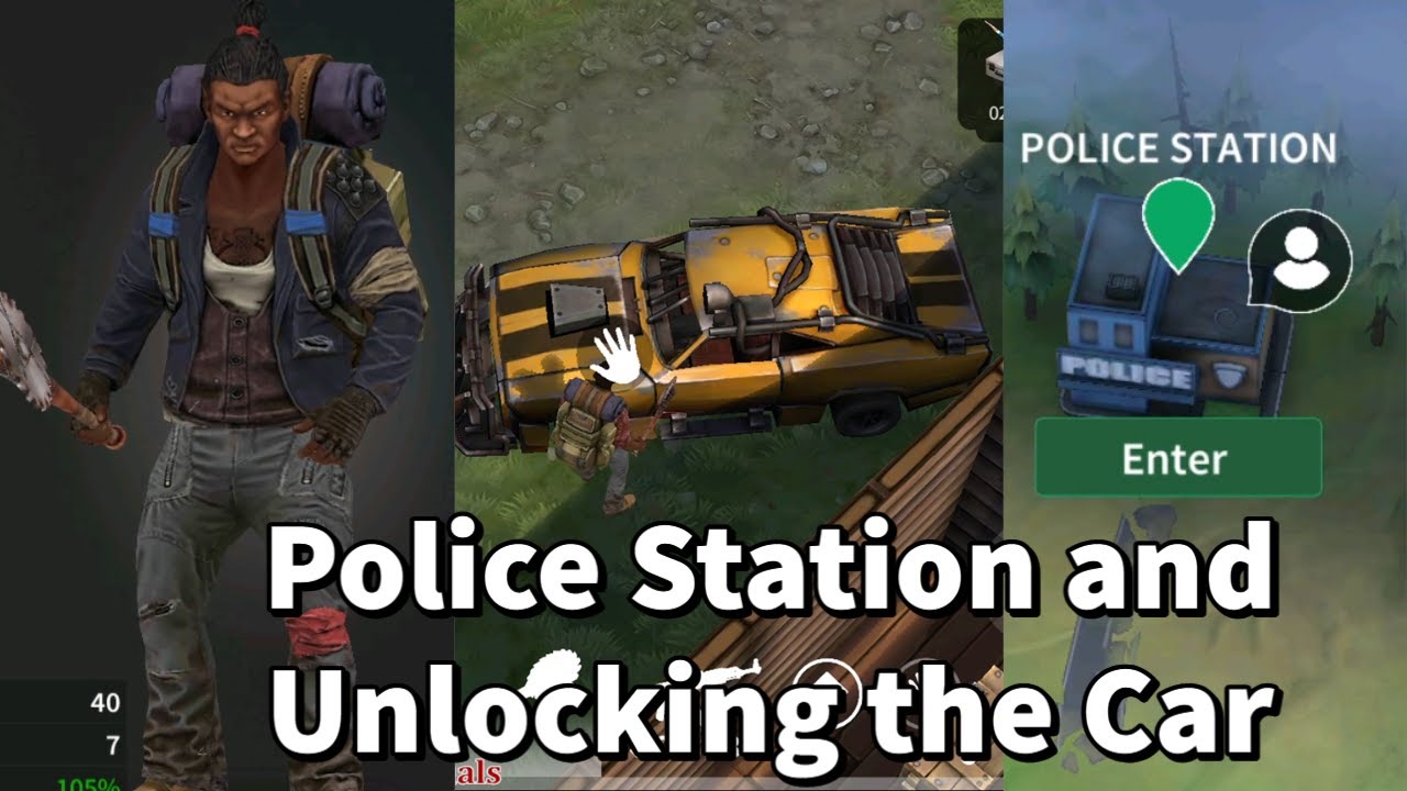 Stay Alive | New Location the Police Station - Unlocking the Car | Level up