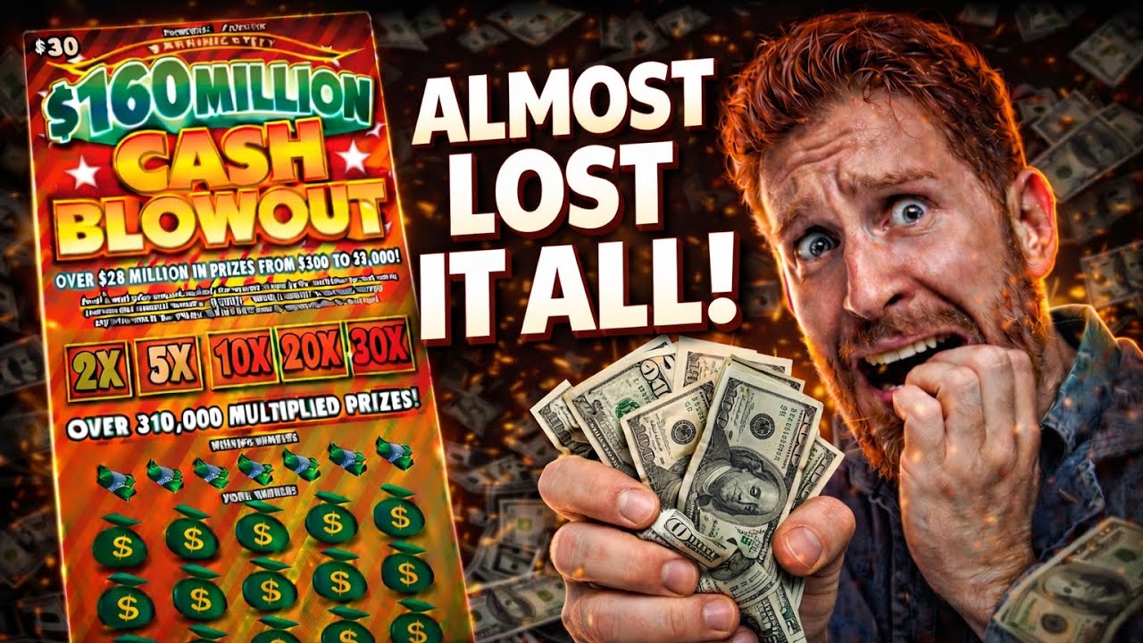 I Almost Lost EVERYTHING on These Scratch-Offs… 😳 | $160M Cash Blowout