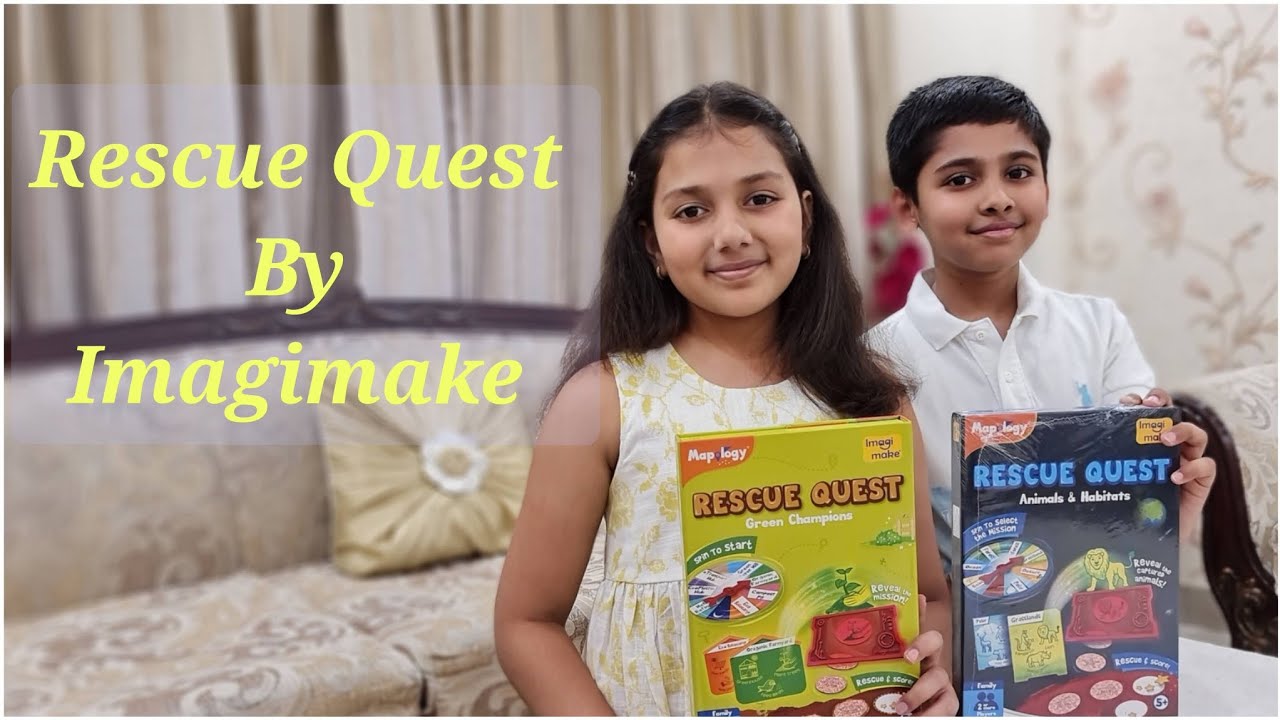 Imagimake Rescue Quest |  Board Game | Unboxing Rescue Quest | Green Champions |