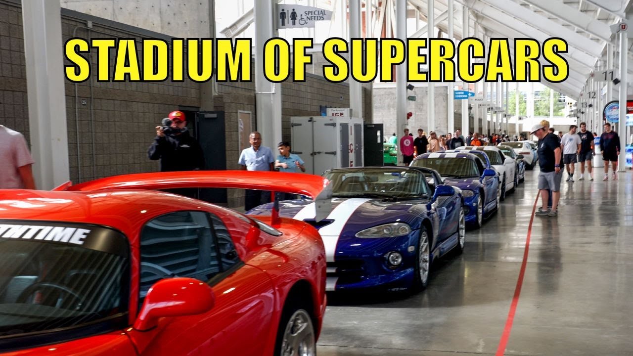 Exploring Utah's BIGGEST Car Show of the YEAR! (Stadium of Supercars)