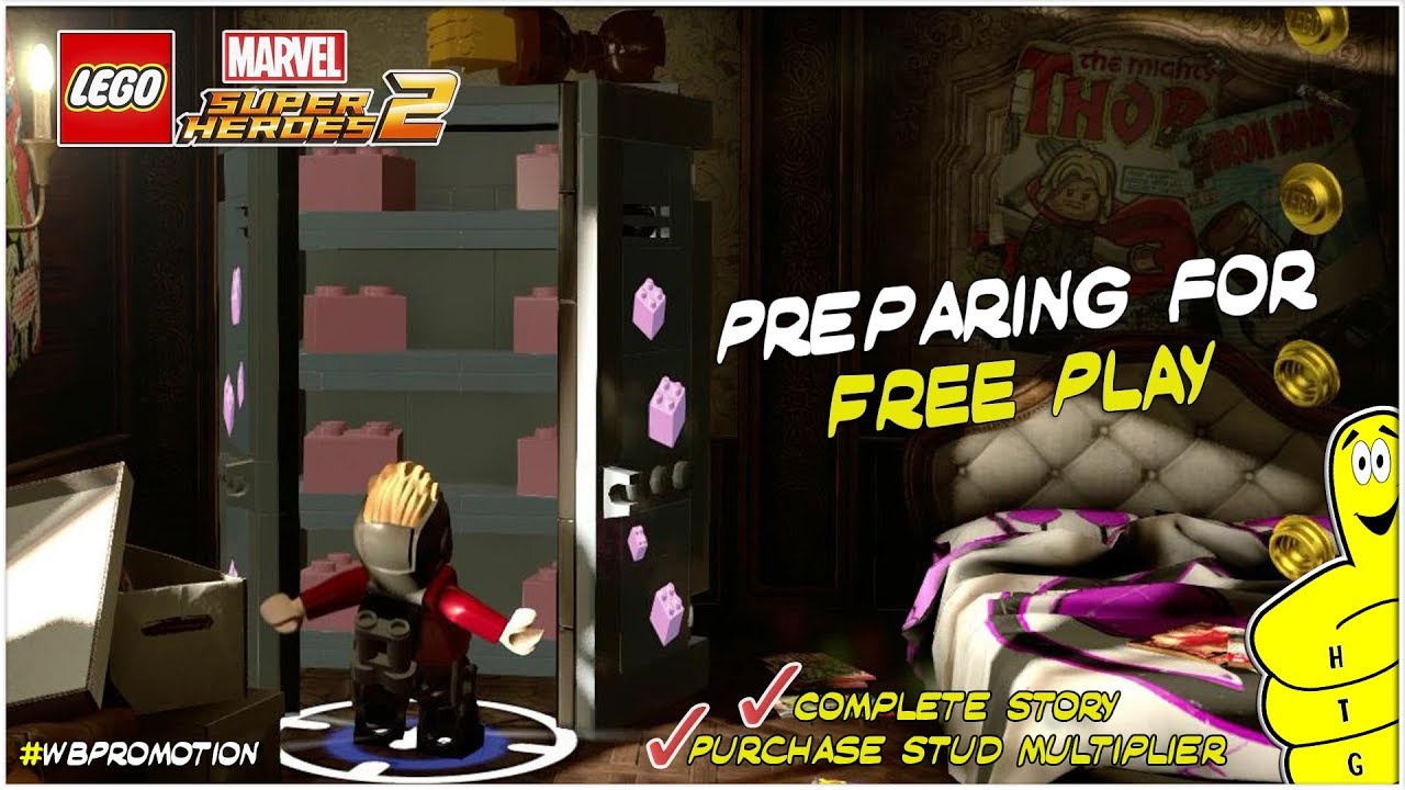Lego Marvel Superheroes 2: Подготовка к БЕСПЛАТНОЙ ИГРЕ (Как найти БЕСПЛАТНУЮ ИГРУ и розовые куби...
